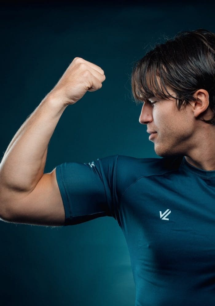 OUBC athlete in dark blue top