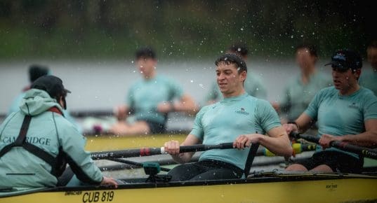 CUBC men's crews racing