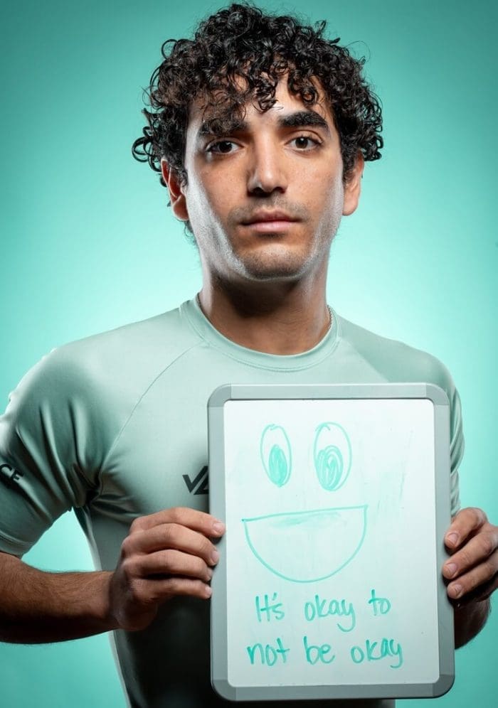 CUBC athlete in light blue top having fun