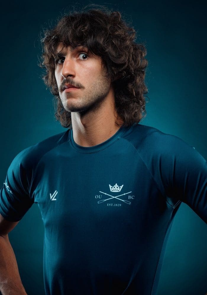 OUBC athlete in dark blue top